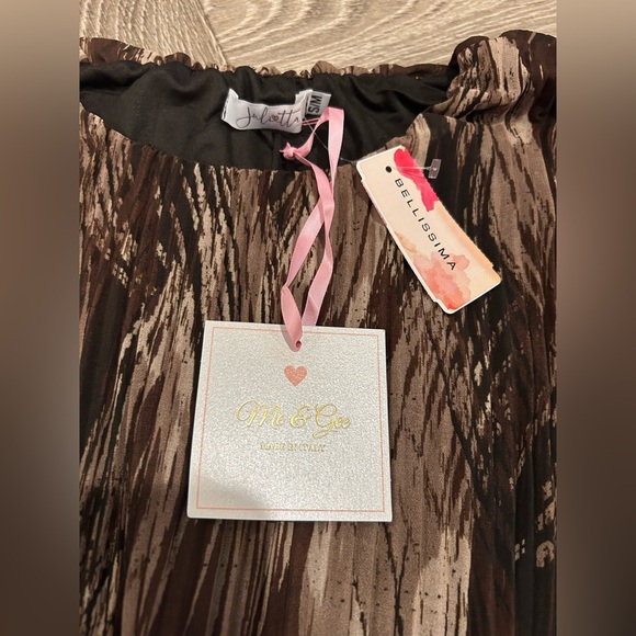 Bellissima‎ Me & gee dress made in Italy NWT S/M - Picture 3 of 4